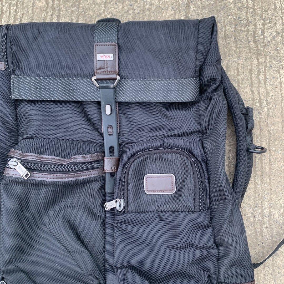 TUMI BAGPACK (Category: Backpacks) located in Cagayan de Oro. Submitted by primo_102098 (Listing ID 1465219286, Image 2). Description: TUMI BAGPACK DAMIMG COMPARMENTS FOR DUCOMENTS AND LAPTOP.