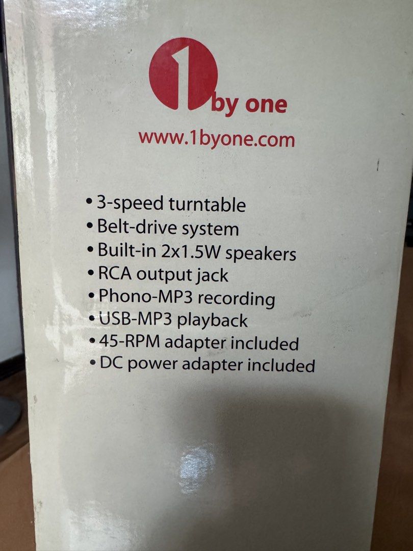 Turntable Stereo (Category: Portable Music Players) located in Lipa City. Submitted by evap1122 (Listing ID 1465192278, Image 2). Description: Stereo Turntable, 3 speed, phone to mp3 recording, can copy your old vinyl record into usb and play..