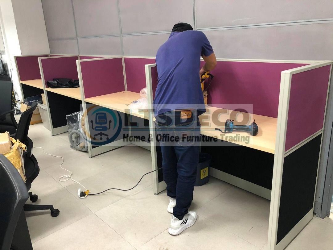 TWO TONE WORKSTATION CUBICLE OFFICE PARTITION (Category: Office Furniture & Fixtures) located in Quezon City. Submitted by gel.ltsdeco29 (Listing ID 1465224068, Image 3). Description: LTSDECO Home and Office Furniture Trading MANUFACTURER • FABRICATOR • SUPPLIER Looking for office furniture, modular partitions, workstations, or customized furniture? We can help! LTSDECO Home and Office Furniture Trading is a trusted manufacturer, fabricator, and 