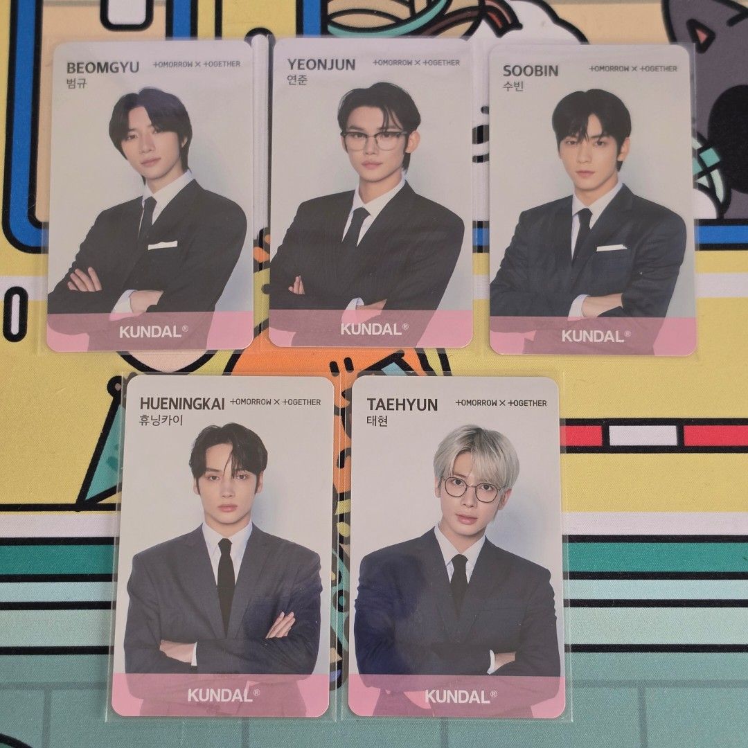 TXT KUNDAL PHOTOCARD SET (Category: K-Wave Merchandise) located in Paranaque City. Submitted by yunki0309 (Listing ID 1465211678, Image 1). Description: - only selling as a set - mop: bpi, gcash, ub, maya, maribank - mod: j&t express, same day delivery.