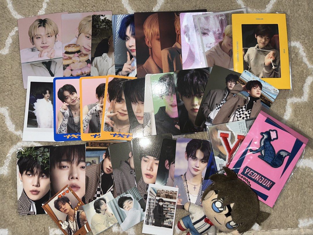 TXT Yeonjun Photocards & Merch Set (Category: K-Wave Merchandise) located in Tarlac. Submitted by yuejunnie (Listing ID 1465248046, Image 1). Description: - Massive TXT Yeonjun collection bundle - Includes official photocards, polaroids, and mini prints across various eras - Perfect for MOAs looking to jumpstart or expand their collection - With freebies.