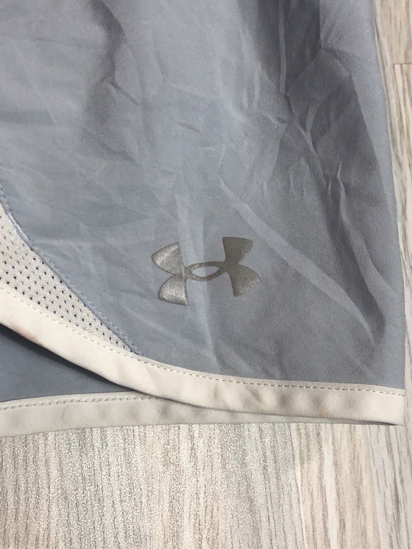 Under Armour Athletic Shorts Light Blue (Category: Shorts) located in Montevista. Submitted by rdthriftshub (Listing ID 1465282102, Image 2). Description: - Brand: Under Armour - Color: Light blue with white contrast binding - Fit: Comfortable elastic waistband - Details: Built-in mesh side panels and silver UA logo near the hem - Material: Lightweight fabric - Ideal for: Running, workouts, and active lifestyle - Condition: Brand new / Excellent 