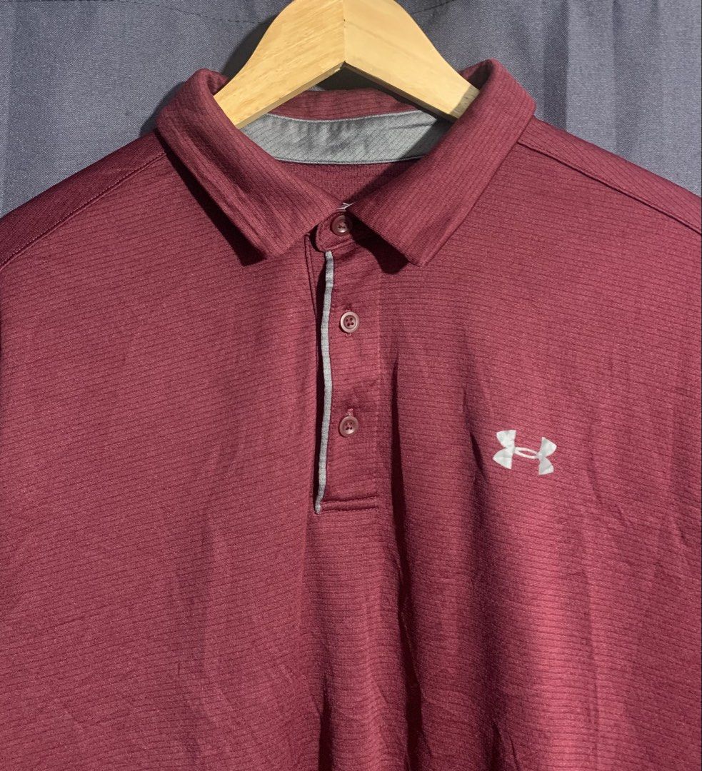 Under Armour Polo Shirt (Category: Tshirts & Polo Shirts ) located in Cebu City. Submitted by drip.co (Listing ID 1465285267, Image 3). Description: Under Armour Polo Shirt Size: Large Dimes: 23x29.5 Color Rate: 10/10 As New Condition No Issue 550 + sf.