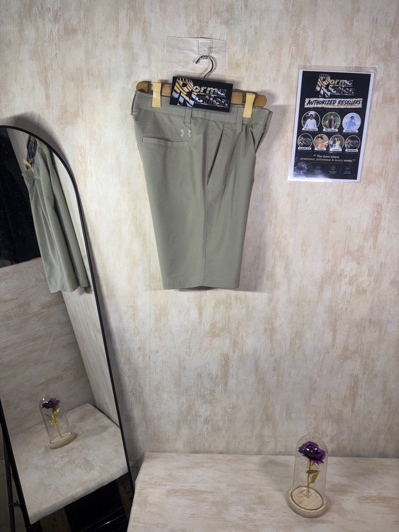 UNDER ARMOUR MATCH PLAY SHORT (Category: Shorts) located in Cabuyao City. Submitted by pormanation-thrift-store (Listing ID 1465170801, Image 1). Description: UNDER ARMOUR MATCH PLAY SHORT Condition: LIKE NEW Color rate: 10/10 (PWEDE SA MASELAN) Size: 30 Dimes: 30”Wx20”L Issue: NONE‼️ Price: 1000.