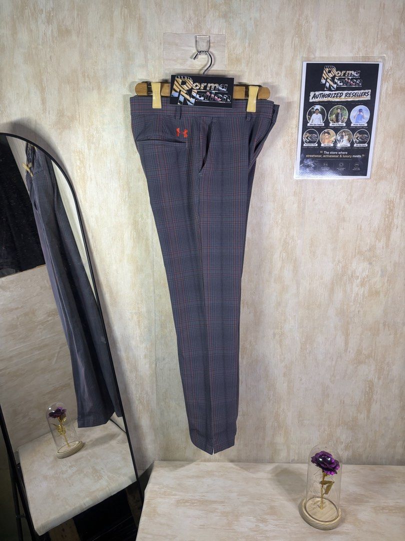 UNDER ARMOUR STORM STRETCH GOLF PANTS (Category: Trousers) located in Cabuyao City. Submitted by pormanation-thrift-store (Listing ID 1465170900, Image 3). Description: UNDER ARMOUR STORM STRETCH GOLF PANTS Condition: LIKE NEW Color rate: 10/10 (PWEDE SA MASELAN) Size: 30 Dimes: 30”Wx38”L Issue: NONE‼️ Price: 1800.