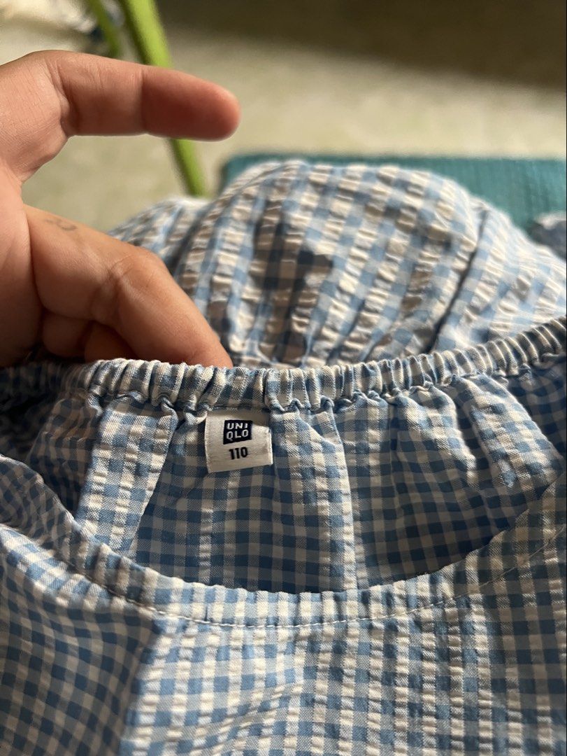 Uniqlo gingham dress (Category: Babies & Kids Fashion) located in Imus. Submitted by labella.mnl (Listing ID 1465267496, Image 2). Description: Last price posted Good as new No flaws Size 110.