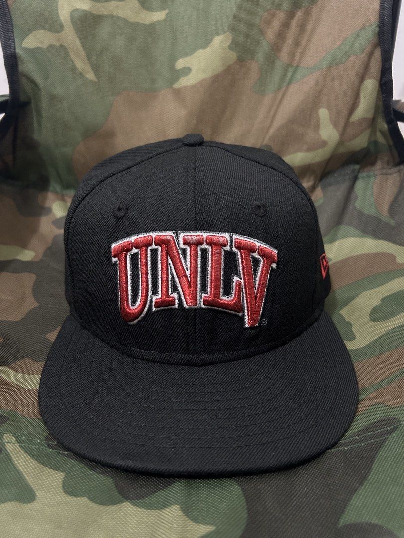 UNLV Rebels New Era Cap (Category: Caps & Hats) located in Dinalupihan. Submitted by dtown_vintage2110 (Listing ID 1465294457, Image 1). Description: UNLV Rebels New era fitted cap Size 7 Slight fade underbrim & stitch J&T📦 Dau Mabalacat Pampanga📍 .