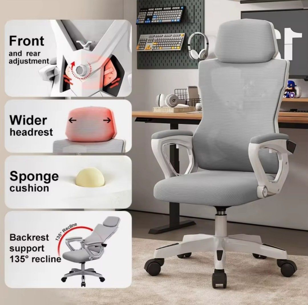 Used Desk/Gaming Chair (Category: Office Furniture & Fixtures) located in Caloocan City. Submitted by freerabbit.2292f7 (Listing ID 1465230195, Image 3). Description: Moving out sale! Used desk chair, price is negotiable..