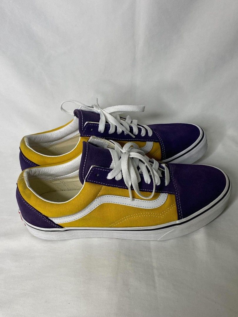 Vans Old Skool (Purple/Yellow) (Category: Sneakers) located in Manila. Submitted by redsbrandedapparel (Listing ID 1465303588, Image 1). Description: Location: North Caloocan.