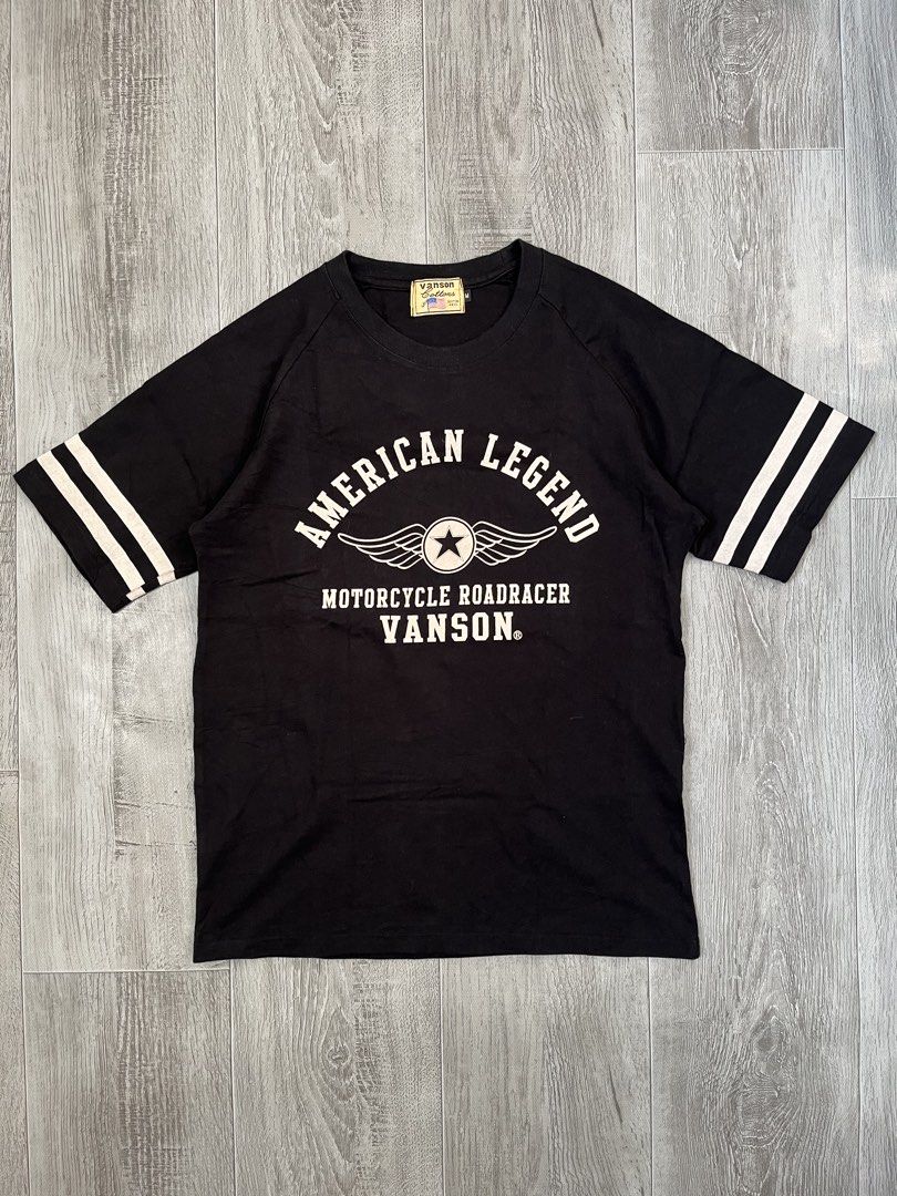 Vanson T-Shirt (Category: Tshirts & Polo Shirts ) located in Imus. Submitted by jiroamari (Listing ID 1465243774, Image 1). Description: Size: Medium Width: 19 Length: 26.
