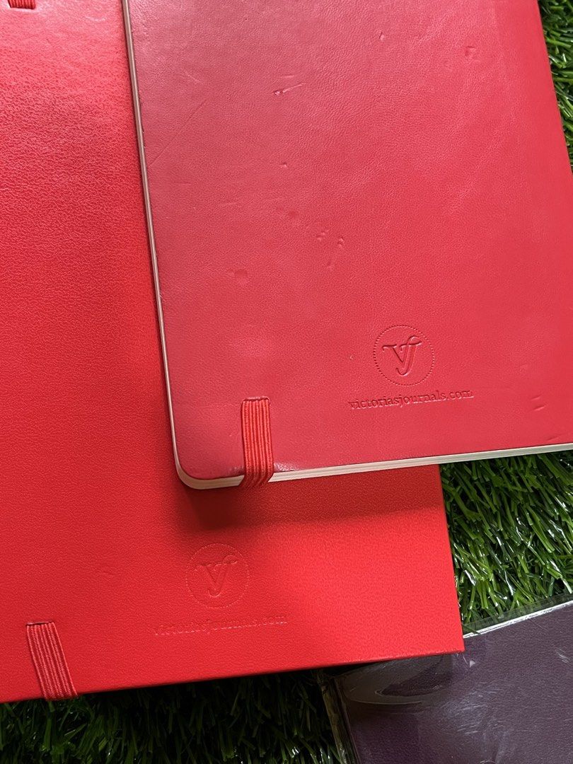 Victoria’s Journals Notebooks (Category: Stationery & School Supplies) located in Quezon City. Submitted by notabbie (Listing ID 1465309178, Image 3). Description: 🌸 red hardbound (P350) and soft bound (P300) - plain pages 🌸 remaining soft bound covers (P250) - dotted pages 🌸 rfs: need funds.