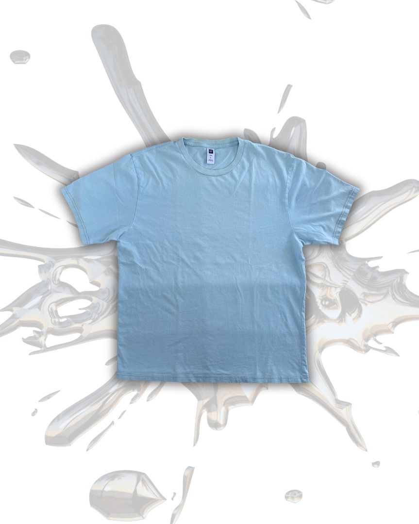 Vintage 1990s GAP Blank T-Shirt (Category: Tshirts & Polo Shirts ) located in Cebu City. Submitted by threadless.vtg (Listing ID 1465336323, Image 1). Description: Vintage 1990s GAP Blank Tee Tag: GAP Made in Singapore Size: L Color: Powder Blue (color may vary due to lighting) Condition: Good Measurements: 20.5" W × 26" L Issue: None PHP 500 🚚 Free nationwide shipping Bulk orders may require additional shipping fee..
