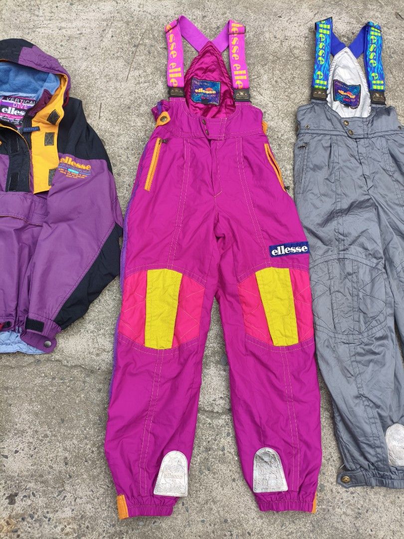 Vintage Ellesse (Category: Coats, Jackets and Outerwear) located in Manila. Submitted by nicee_thrift (Listing ID 1465259502, Image 3). Description: Looking for serious buyer for this peace vintage 80s 90s Ellesse ski bib overalls Made by goldwin 🔥 excellent condi .