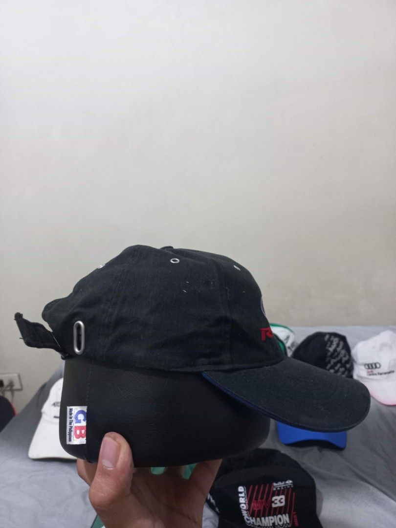 Vintage Ford Racing Black Cap (Category: Caps & Hats) located in Davao. Submitted by thegraildept2026 (Listing ID 1465178711, Image 3). Description: - Color: Classic Black - Brand: Ford Racing - Style: Dad hat / Baseball cap - Details: Embroidered logo on the front - Closure: Adjustable strap with metal buckle - Condition: Clean with minor signs of handling.