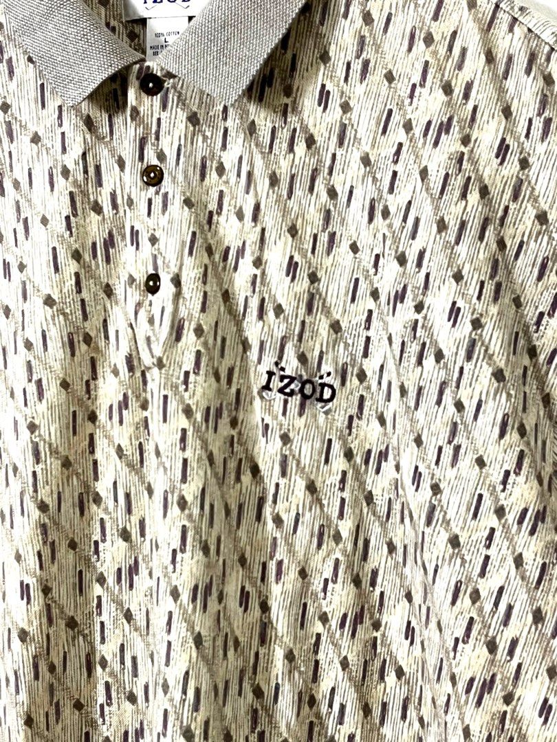 Vintage Izod Golf Shirt (Category: Activewear) located in Quezon City. Submitted by phillystuff (Listing ID 1465297021, Image 2). Description: Vintage IZOD Golf Shirt Very nice vintage golf piece! Look at the details! Fits Large to XL 23 x 29.5 Excellent Condition PHP 800 Fairview QC location or shipping at buyer’s expense .