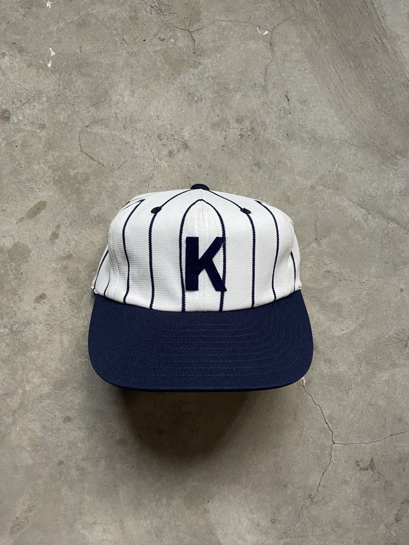 Vintage k pinstripes fitted hat (Category: Caps & Hats) located in Cabuyao City. Submitted by jam_mandilag (Listing ID 1465323068, Image 1). Description: Tag: Rawlings by asics Size: 7 3/8 Color Rate: 9/10 Condition: 9/10 Issue: none Mode of payment: Gcash Mode of shipping: J&T and lalamove For more information kindly click the “send message button” and other details of the item. Location: cabuyao laguna ————————————————————————— NOTE: -Read the 