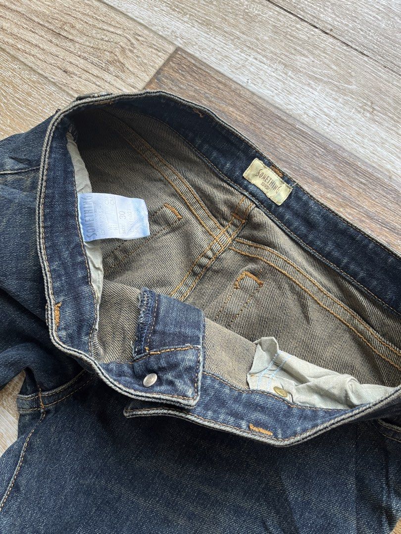 Vintage Something Edwin Low Rise Bootcut Denim Jeans (Category: Jeans) located in Andop. Submitted by y2k.byac (Listing ID 1465266631, Image 3). Description: ✨ Vintage Edwin Low Rise Bootcut Jeans • Condition: Excellent preloved/thrifted • Fit: Low rise, bootcut / flare style • Waist: 26 inches 📏 Measurements: • Width: 14 inches • Waist: 26 inches • Length: 36 inches • Leg Opening: 8.5 inches DM us for inquiries or check out our IG @y2kbyac for 