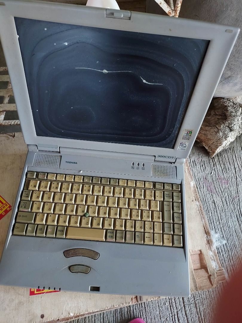Vintage Toshiba Satellite Notebook (Category: Laptops & Notebooks) located in Iloilo. Submitted by vixxxenvintage2023 (Listing ID 1465293010, Image 2). Description: Selling this Vintage Toshiba Satellite Notebook ISSUE: not running, No battery charger and has screen defect Runs Old 90s Windows program, Ideal for someone who wants to recondition, repair operate an Old Vintage Laptap Color: Grey Selling as is Price Still Negotiable Payment : VIa Gc