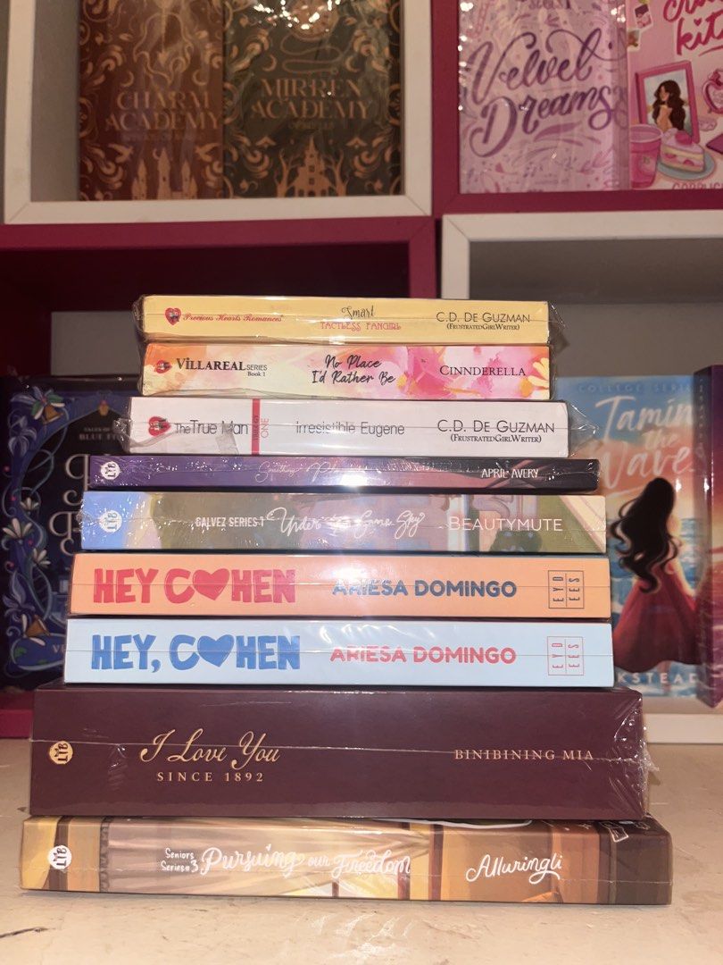 Wattpad Books (Category: Religion Books) located in Puerto Princesa. Submitted by kshmr_g02 (Listing ID 1465295714, Image 1). Description: Wattpad books for sale •I love you since 1892 sb(sealed) - ₱7 •Pursuing our freedom hb(sealed)- ₱800 •Hey Cohen bundle - ₱550 •Under the same sky(sealed) - ₱320 •Something Phenomenal(sealed) - ₱230 •Irresistible Eugene - ₱65 •No place i’d rather be - ₱85 •Smart tackles fangirl - ₱60.