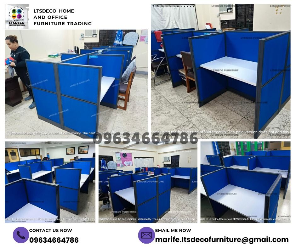 workstation modular office partition furnitures (Category: Office Furniture & Fixtures) located in Caloocan City. Submitted by lara.ltsdeco (Listing ID 1465196858, Image 3). Description: 👉Are you looking for WORKSTATION, MODULAR CUBICLES OFFICE PARTITION, and OFFICE FURNITURE SUPPLIER? LTSDECO Furniture, is direct supplier, manufacturer, and trusted provider of high quality, affordable and durable modular office divider partition, home and offic