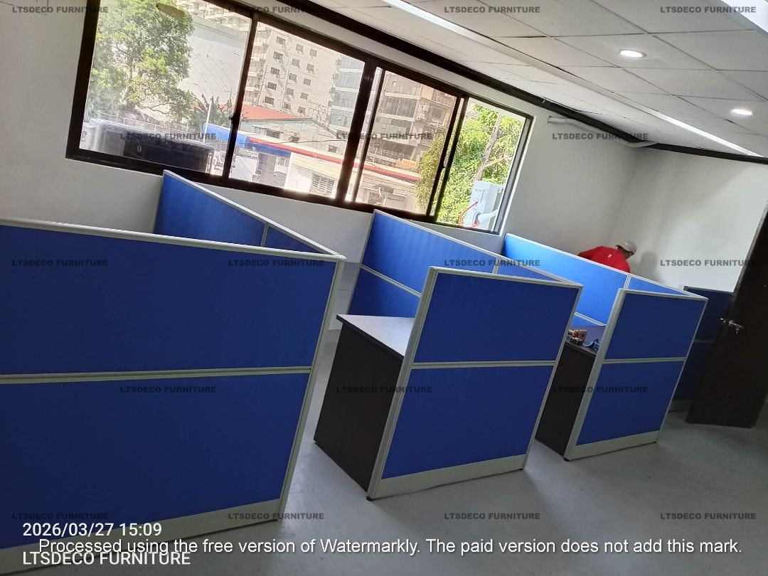 workstation modular table customized office partition furnitures (Category: Office Furniture & Fixtures) located in Caloocan City. Submitted by cheska.ltsdeco (Listing ID 1465244684, Image 2). Description: 👉Are you looking for WORKSTATION, MODULAR CUBICLES OFFICE PARTITION, and OFFICE FURNITURE SUPPLIER? LTSDECO Furniture, is direct supplier, manufacturer, and trusted provider of high quality, affordable and durable modular office divider partit