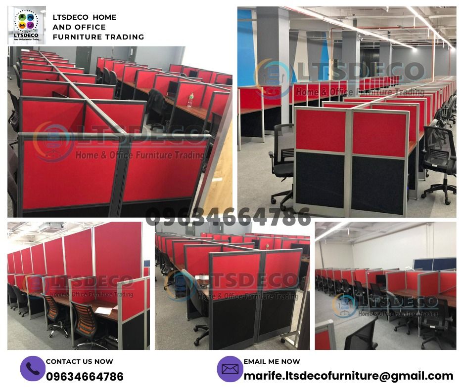 workstation modular tables customized office partition furnitures (Category: Office Furniture & Fixtures) located in Caloocan City. Submitted by lara.ltsdeco (Listing ID 1465243342, Image 3). Description: 👉Are you looking for WORKSTATION, MODULAR CUBICLES OFFICE PARTITION, and OFFICE FURNITURE SUPPLIER? LTSDECO Furniture, is direct supplier, manufacturer, and trusted provider of high quality, affordable and durable modular office divider partiti