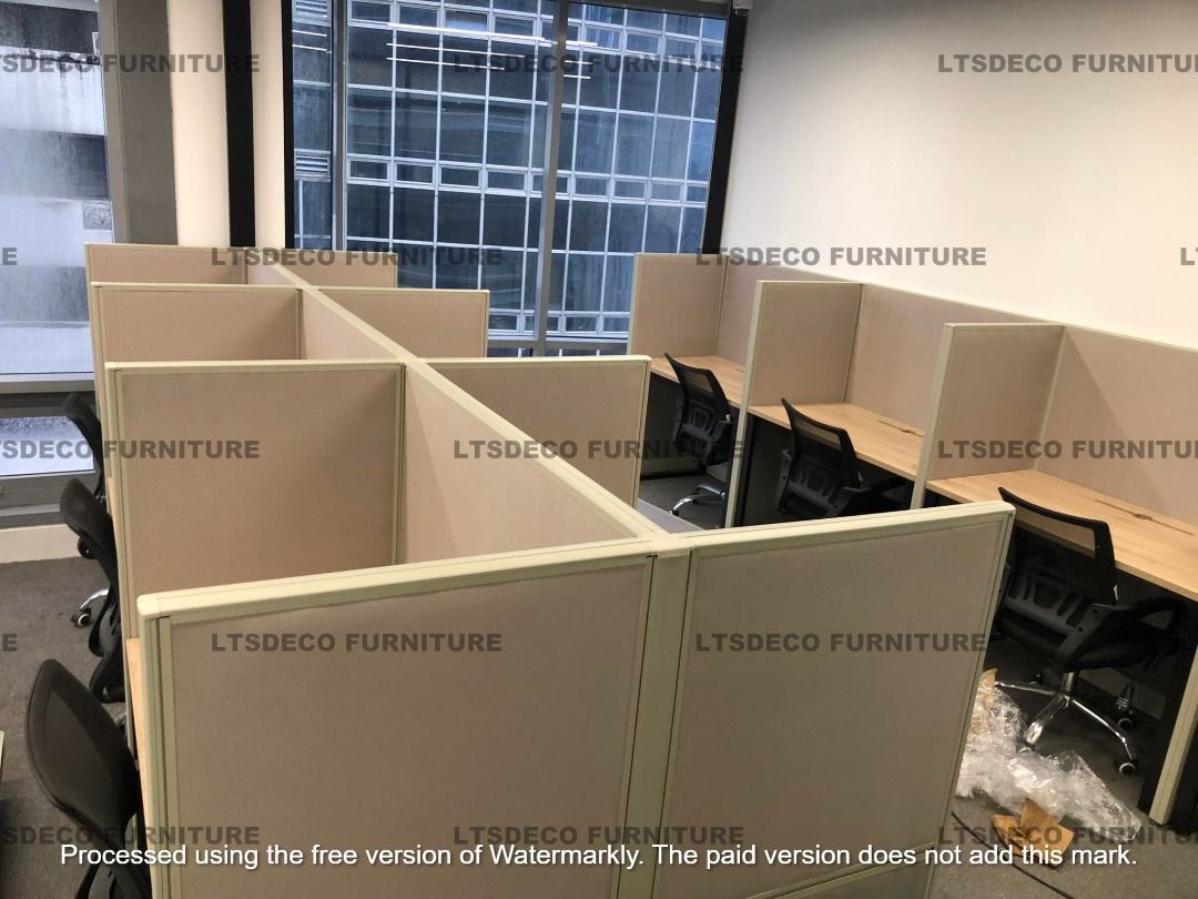 workstation table modular office partition furnitures (Category: Office Furniture & Fixtures) located in Quezon City. Submitted by lailace (Listing ID 1465177526, Image 1). Description: 👉Are you looking for WORKSTATION, MODULAR CUBICLES OFFICE PARTITION, and OFFICE FURNITURE SUPPLIER? LTSDECO Furniture, is direct supplier, manufacturer, and trusted provider of high quality, affordable and durable modular office divider partition, home and office