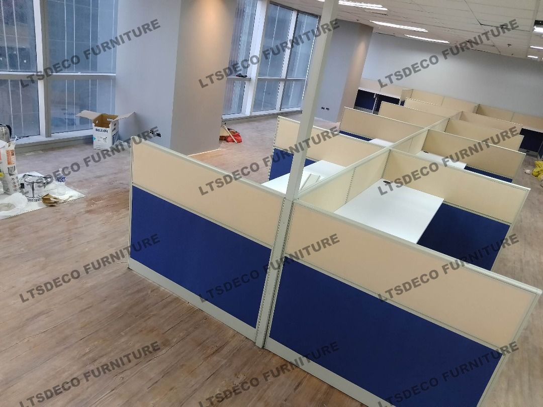 workstation tables modular office partition furnitues (Category: Office Furniture & Fixtures) located in Caloocan City. Submitted by sandy.furniture (Listing ID 1465192127, Image 2). Description: 👉Are you looking for WORKSTATION, MODULAR CUBICLES OFFICE PARTITION, and OFFICE FURNITURE SUPPLIER? LTSDECO Furniture, is direct supplier, manufacturer, and trusted provider of high quality, affordable and durable modular office divider partition, home 