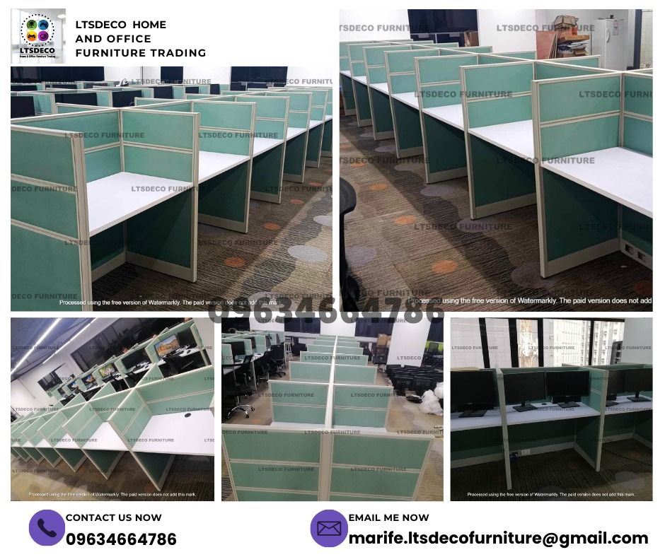 WORKSTATION TABLES MODULAR OFFICE PARTITION FURNITURES (Category: Office Furniture & Fixtures) located in Caloocan City. Submitted by lara.ltsdeco (Listing ID 1465243252, Image 1). Description: 👉Are you looking for WORKSTATION, MODULAR CUBICLES OFFICE PARTITION, and OFFICE FURNITURE SUPPLIER? LTSDECO Furniture, is direct supplier, manufacturer, and trusted provider of high quality, affordable and durable modular office divider partition, home an