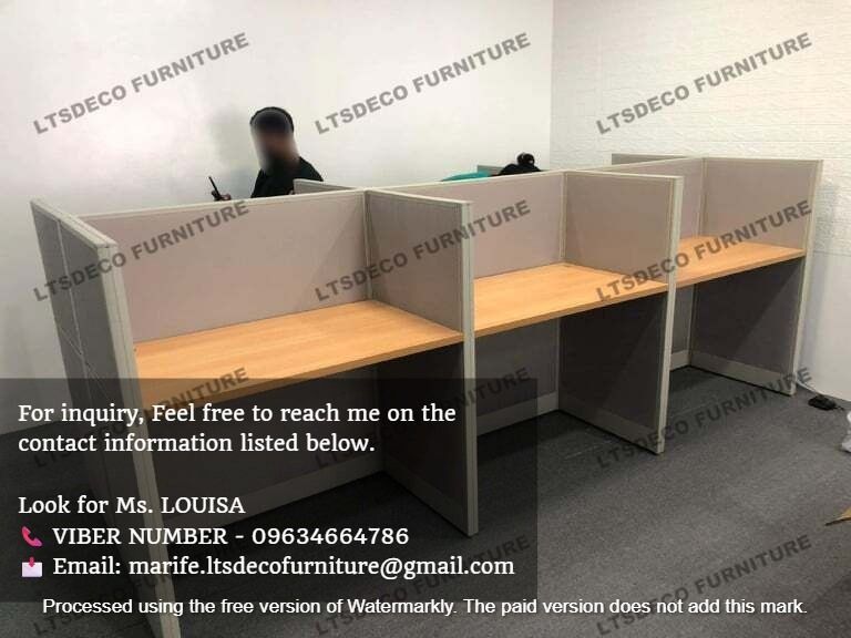 workstation tables office partition furnitures (Category: Office Furniture & Fixtures) located in Caloocan City. Submitted by cheska.ltsdeco (Listing ID 1465188370, Image 1). Description: 👉Are you looking for WORKSTATION, MODULAR CUBICLES OFFICE PARTITION, and OFFICE FURNITURE SUPPLIER? LTSDECO Furniture, is direct supplier, manufacturer, and trusted provider of high quality, affordable and durable modular office divider partition, home and offi