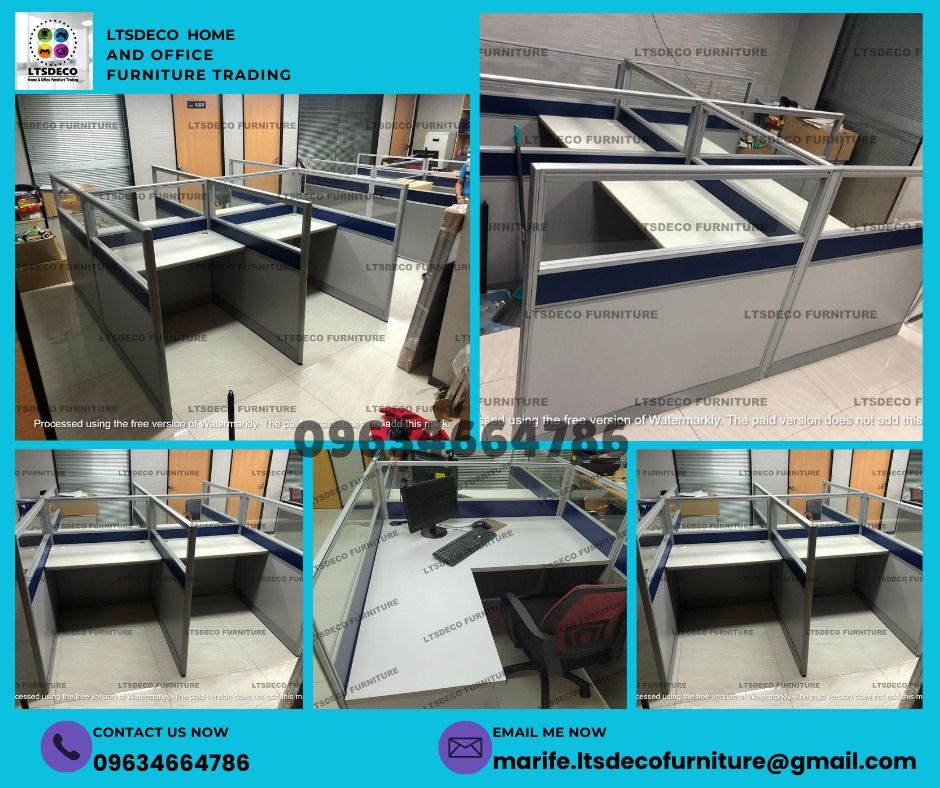 WORKSTATION TABLES OFFICE PARTITIONS (Category: Office Furniture & Fixtures) located in Caloocan City. Submitted by lara.ltsdeco (Listing ID 1465199599, Image 3). Description: 👉Are you looking for WORKSTATION, MODULAR CUBICLES OFFICE PARTITION, and OFFICE FURNITURE SUPPLIER? LTSDECO Furniture, is direct supplier, manufacturer, and trusted provider of high quality, affordable and durable modular office divider partition, home and office furniture