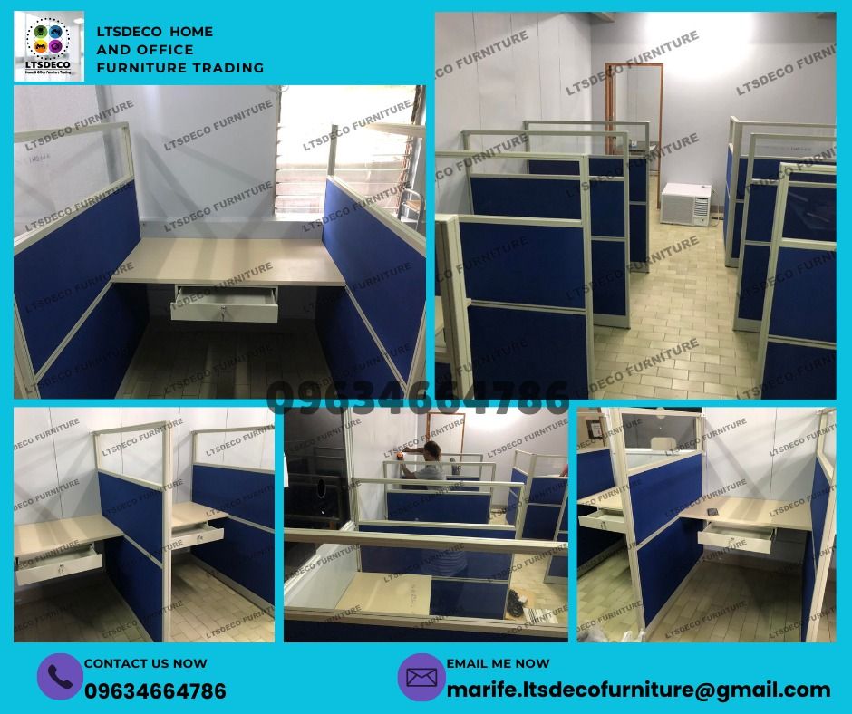 WORKSTATION TABLES OFFICE PARTITIONS (Category: Office Furniture & Fixtures) located in Caloocan City. Submitted by lara.ltsdeco (Listing ID 1465199599, Image 2). Description: 👉Are you looking for WORKSTATION, MODULAR CUBICLES OFFICE PARTITION, and OFFICE FURNITURE SUPPLIER? LTSDECO Furniture, is direct supplier, manufacturer, and trusted provider of high quality, affordable and durable modular office divider partition, home and office furniture