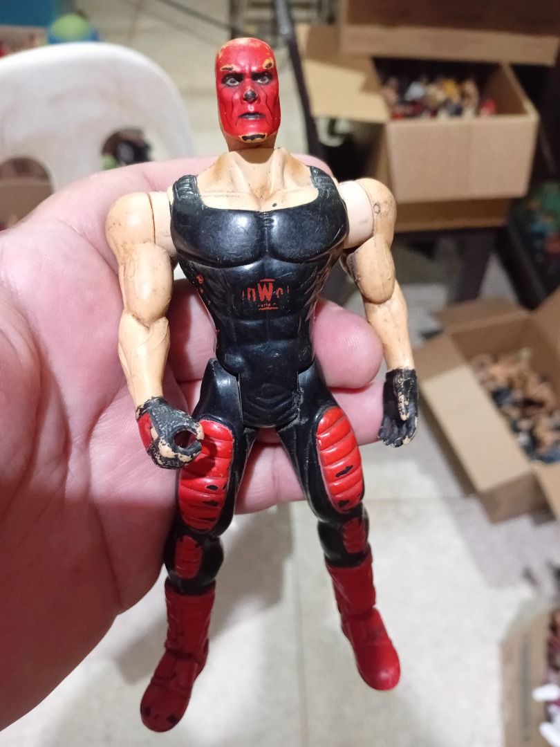 WWE WCW sting figures (Category: Action & Battle Toys) located in Manila. Submitted by paksiwtokwa.paksiwtokwa (Listing ID 1465188814, Image 2). Description: For sale Set 400php Location: project 8 QC.