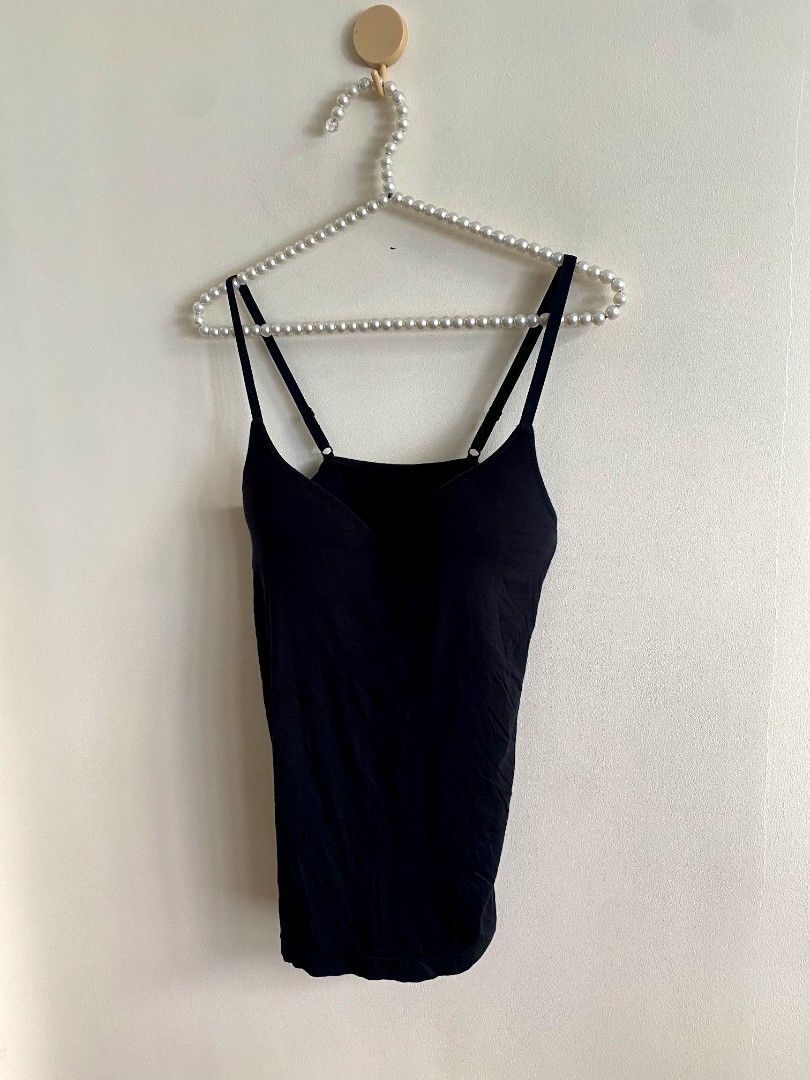 XL - Muji Bratop Black (Category: Others Tops) located in Castillejos. Submitted by lalainecloset22 (Listing ID 1465203342, Image 2). Description: - Brand: Muji - Item: Bratop - Color: Classic Black - Size: XL (165/92A) - Condition: 7/10 pre-loved - Soft and comfortable fabric blend with built-in support - Versatile piece, great for layering or wearing on its own.