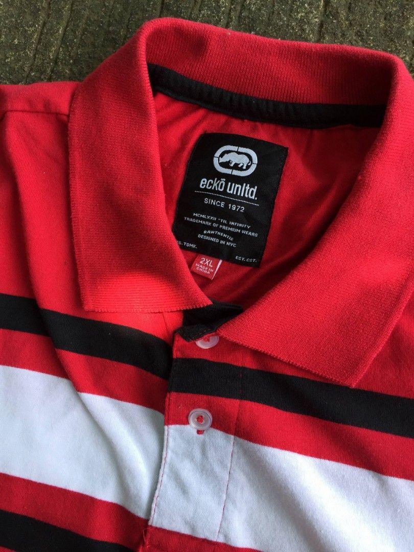 Y2k Ecko Polo Shirt (Category: Tshirts & Polo Shirts ) located in Calamba. Submitted by mysticcat-5ccee5 (Listing ID 1465263340, Image 2). Description: 📌y2k Ecko Polo Shirt Parang bago pa Size XLarge 9/10 Cr Excellent Condition Few Stain lang 💸399 Free ship na.