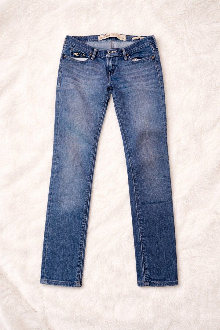 Y2k low waist jeans (Category: Jeans) located in Manila. Submitted by aycasoriano (Listing ID 1465375352, Image 3). Description: Low waist jeans 200 each Hollister jeans Color: Denim blue W: 23-25inch Rock and republic Color: black W: 23-25inch.
