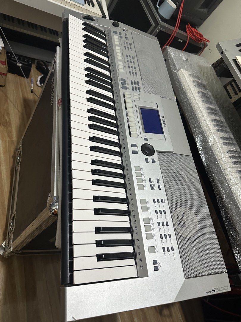 Yamaha PSR S500 (Category: Musical Instruments) located in Bulacan. Submitted by noadtnse (Listing ID 1465242513, Image 3). Description: Yamaha PSR S500 61key Arranger work staion keyboard. No issues, touch response, 644 instrument voices and 150 built in accompaniment. With bag, free pedal. 28k please visit at Bustos, Bulacan, pm me for more info. .