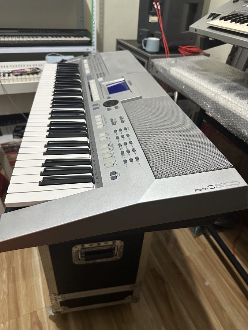 Yamaha PSR S500 (Category: Musical Instruments) located in Bulacan. Submitted by noadtnse (Listing ID 1465242513, Image 1). Description: Yamaha PSR S500 61key Arranger work staion keyboard. No issues, touch response, 644 instrument voices and 150 built in accompaniment. With bag, free pedal. 28k please visit at Bustos, Bulacan, pm me for more info. .
