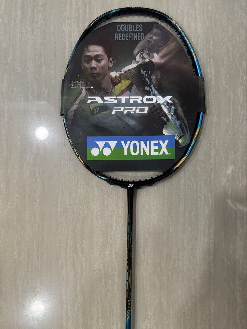 Yonex Astrox 88S Pro Badminton Racket (Category: Racket and Ball Sports) located in Manila. Submitted by mr2sports888 (Listing ID 1465377654, Image 1). Description: Yonex Astrox 88S Pro badminton racket. Men's doubles design endorsed by Kevin S. Sukamuljo. Isometric head shape. High-performance frame built for doubles players seeking precise control and sharp smashes. Standard length shaft with multi-colored detailing including black, green, and 