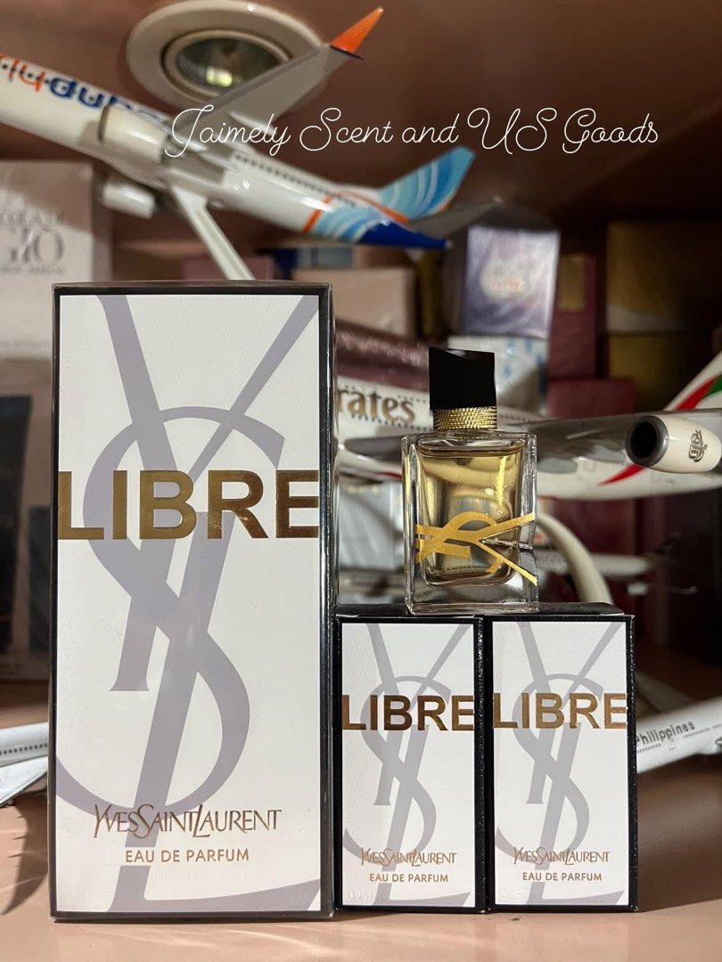 YSL LIBRE EDP 7.5ML MINI (Category: Fragrance & Deodorants) located in Las Pinas. Submitted by jaimelyscent_ (Listing ID 1465222635, Image 2). Description: YSL LIBRE EDP MINI 7.5ML 💯% ORIGINAL FROM USA🇺🇸 ✅BEST SELLER SCENT ✅GOOD REVIEW LONG LASTING SCENT GRAB IT NOW.