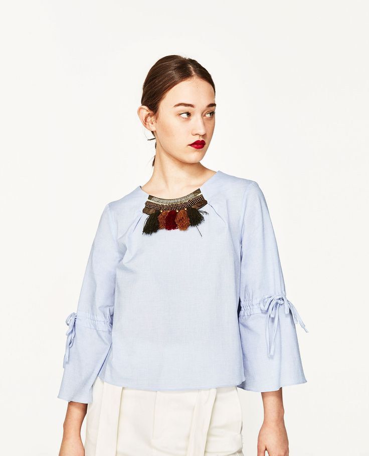 Zara Charm Detail Blouse (Category: Blouses) located in Mabalacat. Submitted by calmrabbit.ae2127 (Listing ID 1465298144, Image 1). Description: .