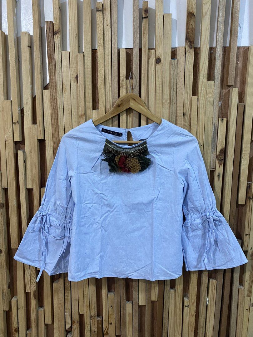 Zara Charm Detail Blouse (Category: Blouses) located in Mabalacat. Submitted by calmrabbit.ae2127 (Listing ID 1465298144, Image 2). Description: .