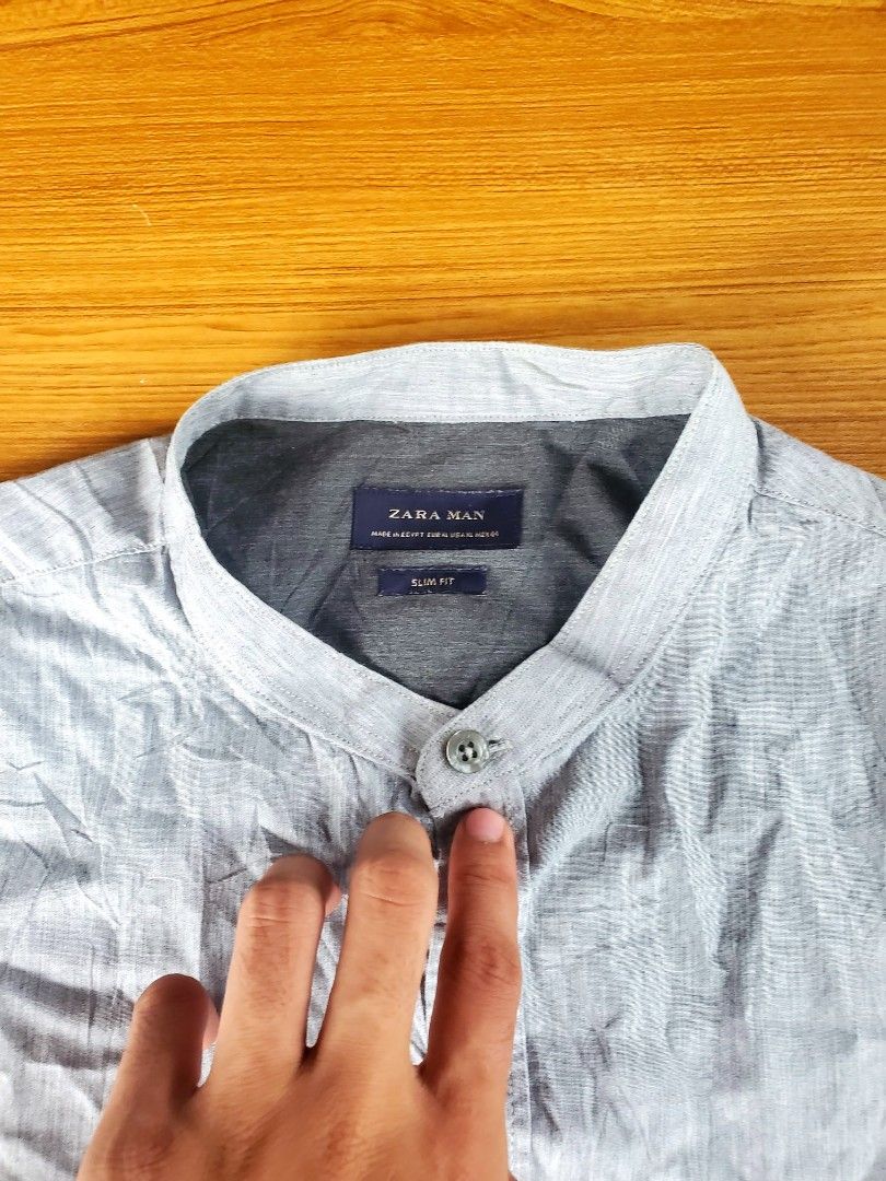 Zara Chinese Color Longsleeve Button Down (Category: Tshirts & Polo Shirts ) located in Digos. Submitted by makiboi2006 (Listing ID 1465315024, Image 2). Description: Large Excellent.