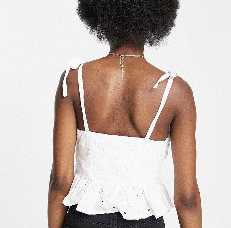 Zara embroidered top (Category: Sleeveless) located in Las Pinas. Submitted by babyandmomstuffs (Listing ID 1465323769, Image 2). Description: .
