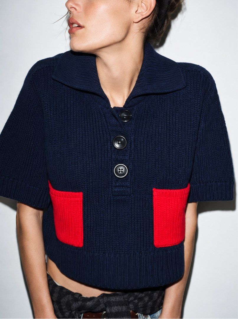 ZARA knit top (Category: Others Tops) located in Batac City. Submitted by cjl08 (Listing ID 1465299562, Image 1). Description: fits up to med.