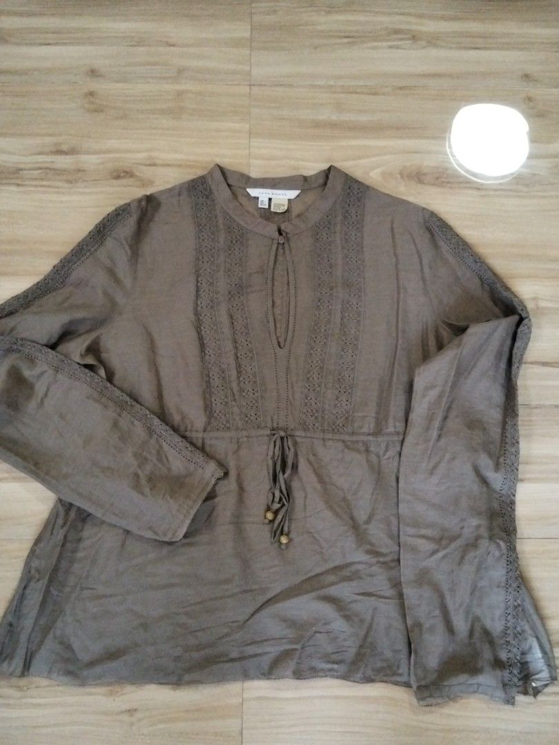 Zara long sleeve drawstring waist (Category: Longsleeves) located in Calasiao. Submitted by alluringvenus.thriftshop (Listing ID 1465247200, Image 3). Description: very good condition from USA balik bayan box.