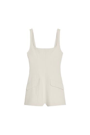 Zara romper (Category: Rompers) located in Valenzuela. Submitted by shopmystyle__ (Listing ID 1465368168, Image 3). Description: Never worn, just washed Xs on tag Fits xs-small frame Rfs: not my size .