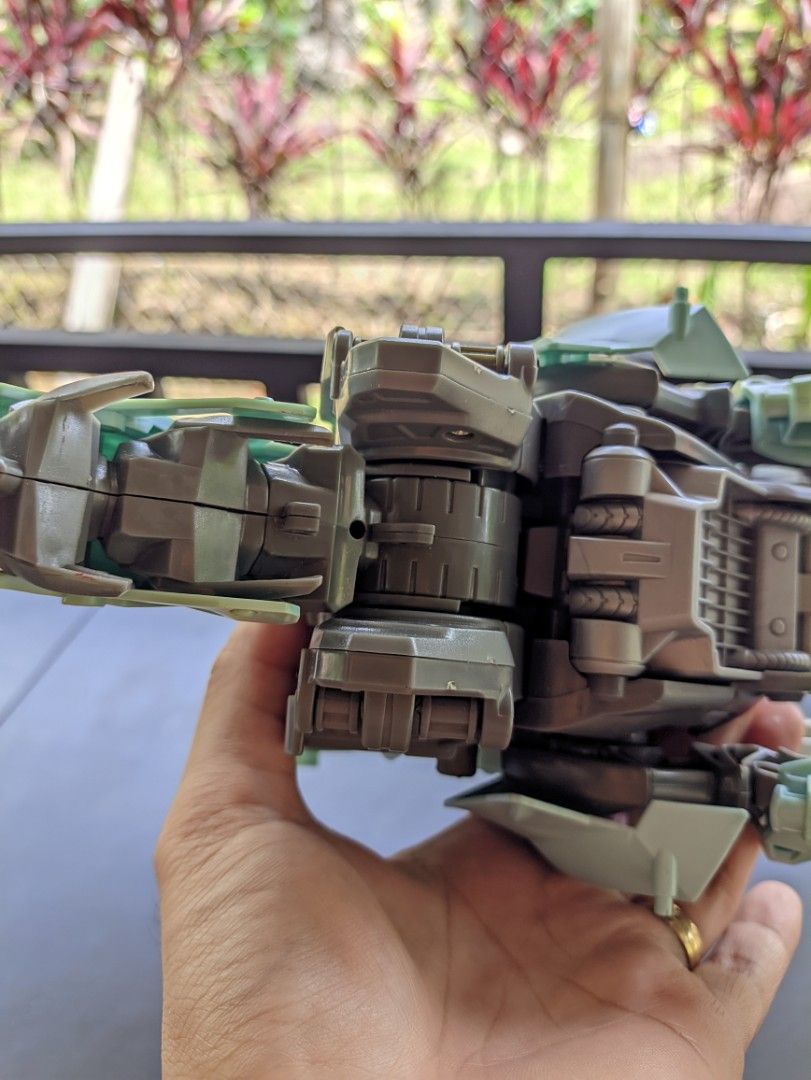 Zoids Wild Grachiosaurus + Gatling fox (Category: Gundam & Model Kits) located in Magpet. Submitted by kielo05 (Listing ID 1465200572, Image 3). Description: WYSIWYG all motors are working and in good condition missing parts grachio: armors on tail, rider,chest part issue: glued on tail part and yellowish on some parts. Gatling fox issue:missing rider, broken at may glue residue sa tail pero nkakabit nman. goods na goods for display. see photos f