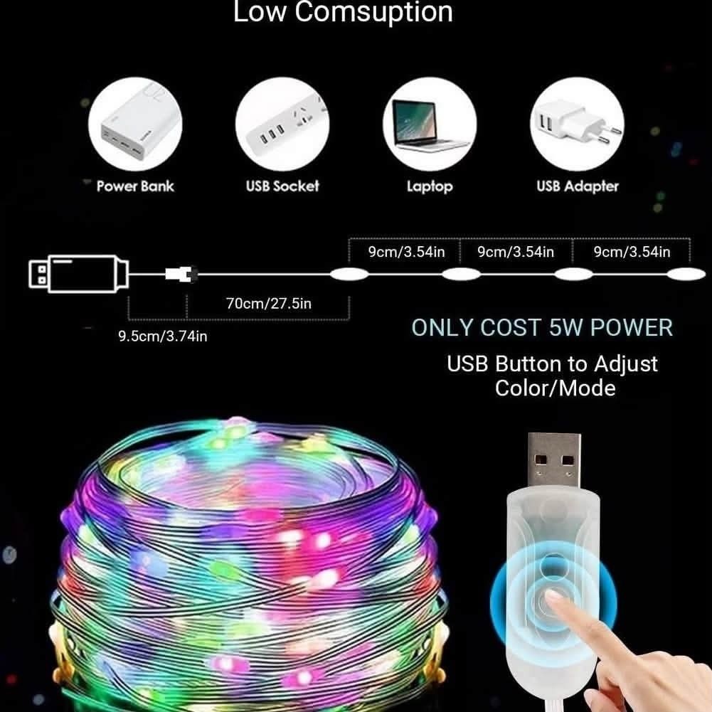 10M LED String Lights with Remote App Control RGB (Category: Lighting) located in Manila. Submitted by yzlshop (Listing ID 1467128412, Image 3). Description: .