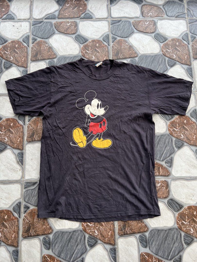 1980’s Mickey Mouse Shirt (Category: Sets & Coordinates) located in Cavite. Submitted by sillapwet0606 (Listing ID 1467032016, Image 1). Description: No major fading, No Pinhole/s, You see crack prints in the design, Color Rate 8.5/10 .